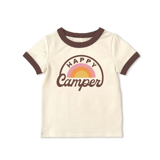 Happy Camper Vintage Ringer (Youth) | 2 Color Options