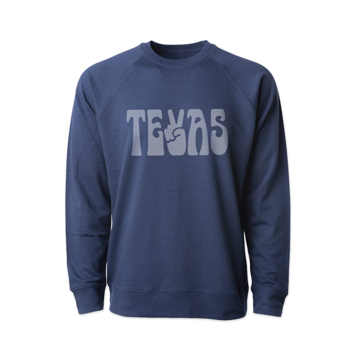 RIVER ROAD CLOTHING CO. Sweatshirt Peace Texas Sweatshirt | Navy