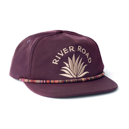 RIVER ROAD CLOTHING Hats Agave Fiesta Snapback Hat | Plum