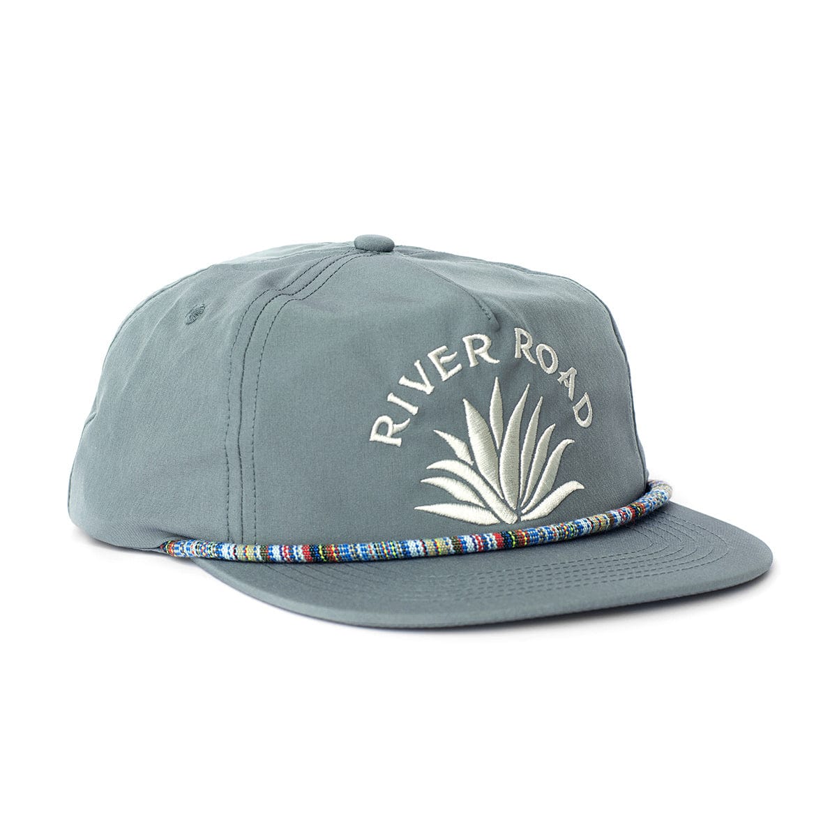 RIVER ROAD CLOTHING Hats Agave Fiesta Snapback Hat | Steel