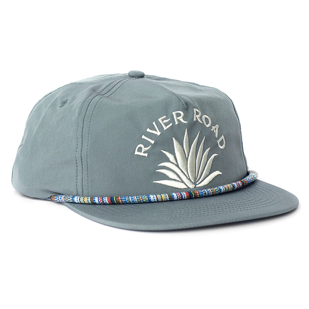 RIVER ROAD CLOTHING Hats Agave Fiesta Snapback Hat | Steel