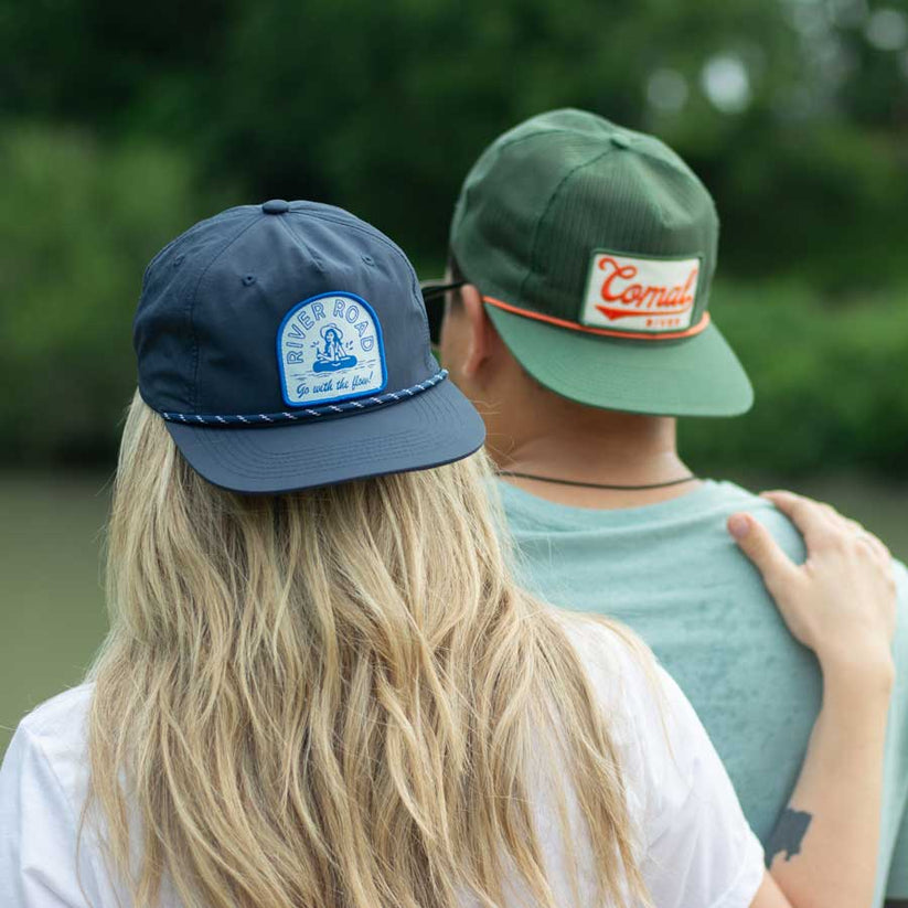 GO WITH THE FLOW SNAPBACK ROPE HAT for River Float – RIVER ROAD ...
