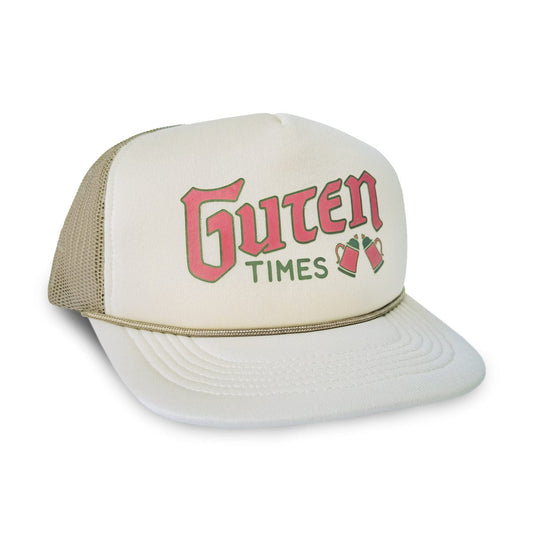 RIVER ROAD CLOTHING Hats Guten Times Oktoberfest Foam Trucker Hat | Tan