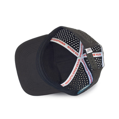 RIVER ROAD CLOTHING Hats NBTX Perf Snapback Hat | Black