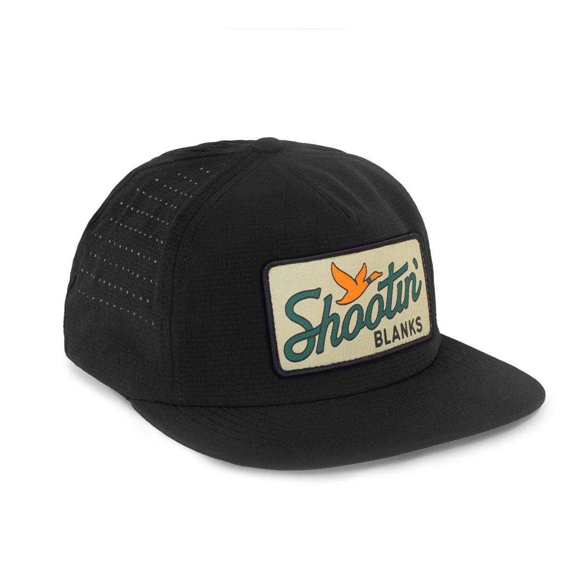 RIVER ROAD CLOTHING Hats Shootin' Blanks Snapback Rope Hat (Black)