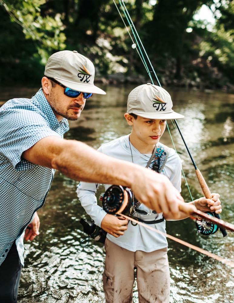 Texas Fly Fishing Snapback Rope Hat RIVER ROAD CLOTHING CO