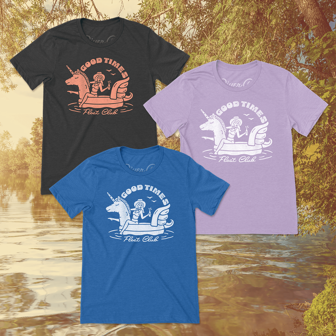 RIVER ROAD CLOTHING Shirts Good Times Float Club | 3 Color Options