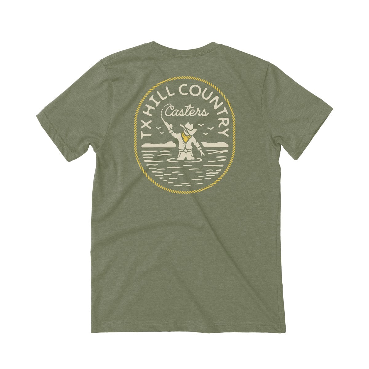 RIVER ROAD CLOTHING Shirts Hill Country Casters | Olive