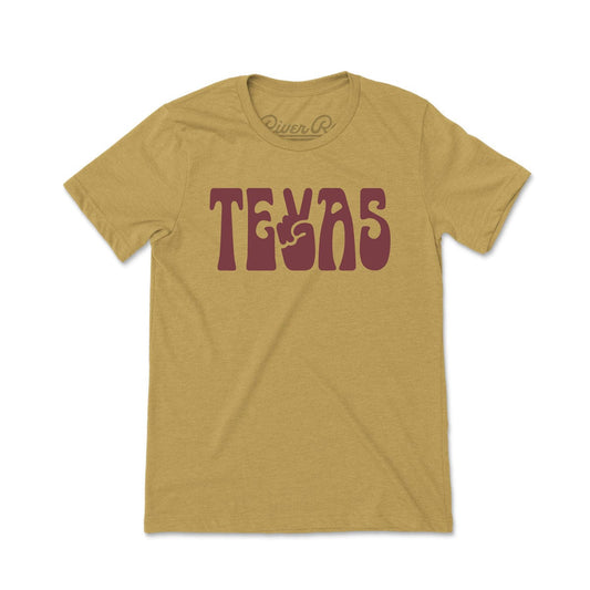 RIVER ROAD CLOTHING Shirts Peace Texas | Mustard