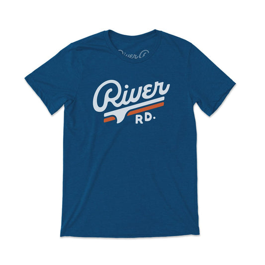 RIVER ROAD CLOTHING Shirts River Road Logo | Blue