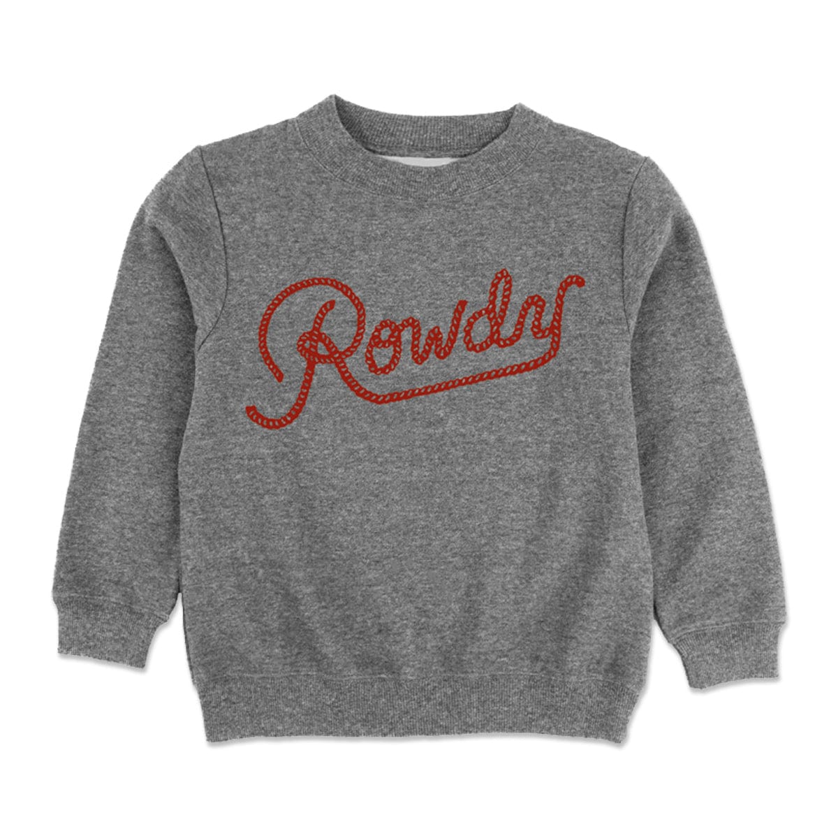 RIVER ROAD CLOTHING Shirts Rowdy Sweatshirt (Youth) | Grey