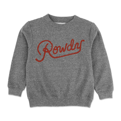 RIVER ROAD CLOTHING Shirts Rowdy Sweatshirt (Youth) | Grey