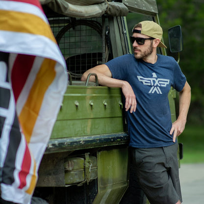 RIVER ROAD CLOTHING Shirts Texas Thunderbird | Navy