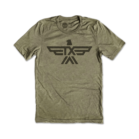 RIVER ROAD CLOTHING Shirts Texas Thunderbird | Olive