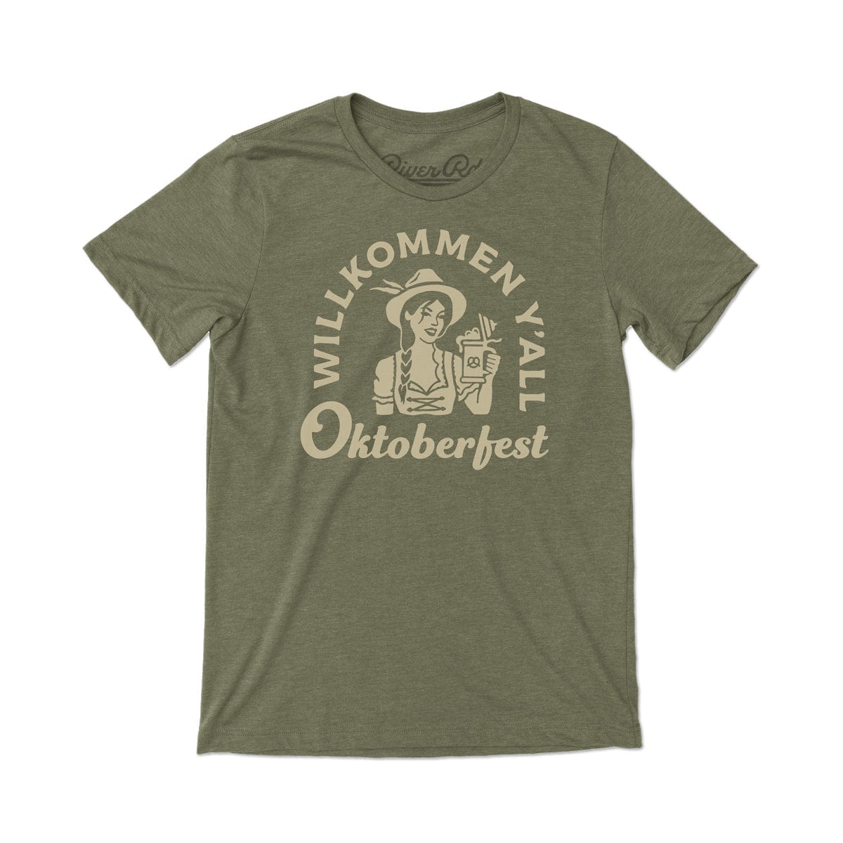 RIVER ROAD CLOTHING Shirts Willkommen Y'all Oktoberfest