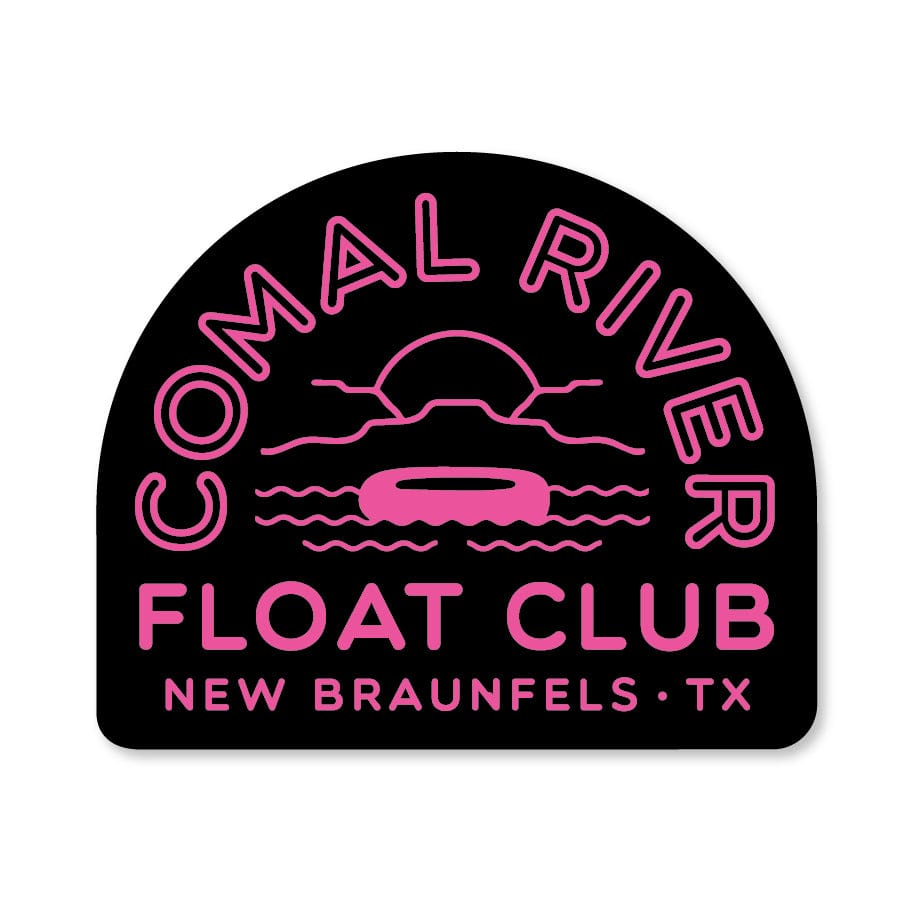 RIVER ROAD CLOTHING Stickers Comal Float Club Sticker