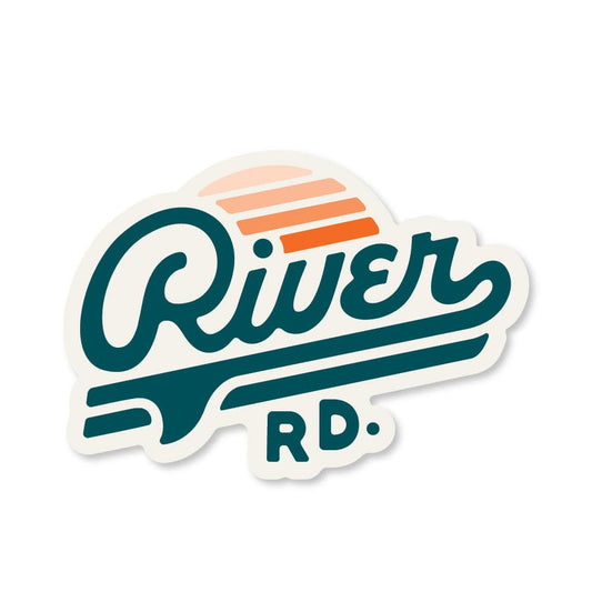 RIVER ROAD CLOTHING Stickers River Road Sun Sticker