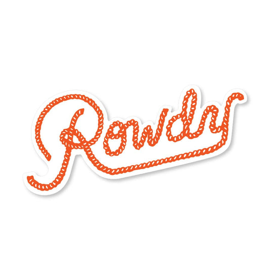 RIVER ROAD CLOTHING Stickers Rowdy Sticker